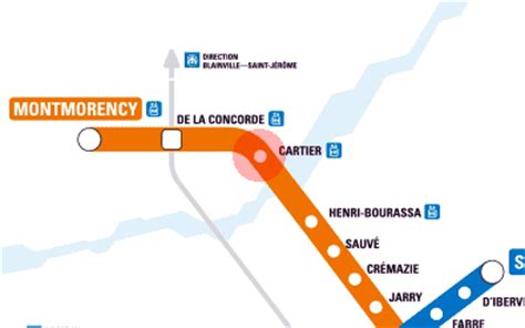 station cartier|cartier ouest station map.